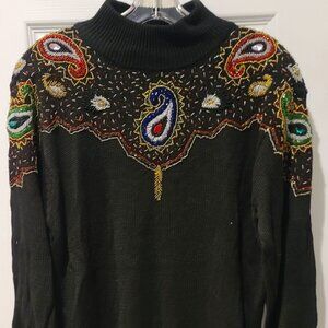 Vintage Affinity Beaded Sweater